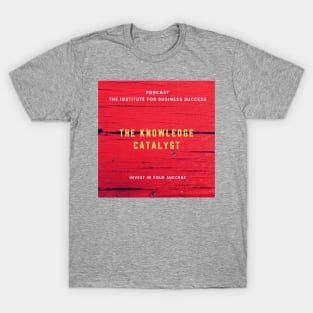 Red Podcast Cover Design T-Shirt